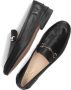 Inuovo Zwarte Leren Loafers met Gouden Detail Black Dames - Thumbnail 7