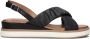 Inuovo Zwarte Leren Sandalen met Gespsluiting Black Dames - Thumbnail 4