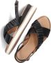 Inuovo Zwarte Leren Sandalen met Gespsluiting Black Dames - Thumbnail 7
