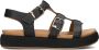 Inuovo A96046 Sandalen Dames Zwart - Thumbnail 3