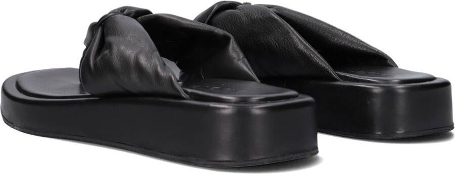 Inuovo Zwarte Trendy Slippers met Unieke Look Black Dames - Foto 3