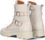 Jochie & Freaks Bindy Veterboots Laarzen Met Veters Meisjes Beige - Thumbnail 3