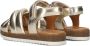 Jochie & Freaks Blossom Sandalen Meisjes Kids Goud - Thumbnail 4