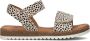 Jochie & Freaks Sandaal Daisy JF-23724 Leopard Zwart Zand Print - Thumbnail 3