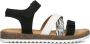 Jochie & Freaks Christel Sandalen Meisjes Zwart - Thumbnail 3