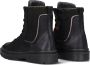 Jochie & Freaks Bibi Veterboots Laarzen Met Veters Meisjes Kids Zwart - Thumbnail 4