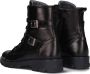 Jochie & Freaks Jochie Bindy xs 23786 208 BlackPatent Meisjes Veterboot Zwart - Thumbnail 3