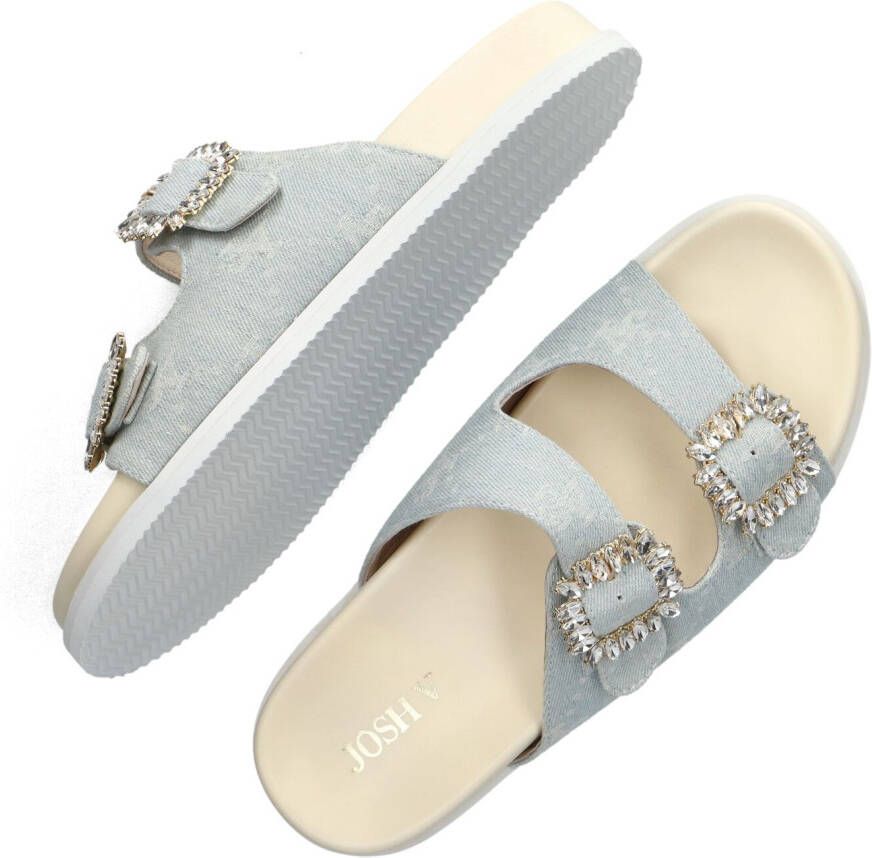 JOSH V Blauwe Slippers Mecia