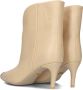 Bruin Tinten Lida Enkellaarsjes Enkelboots met rits Dames Camel - Thumbnail 4