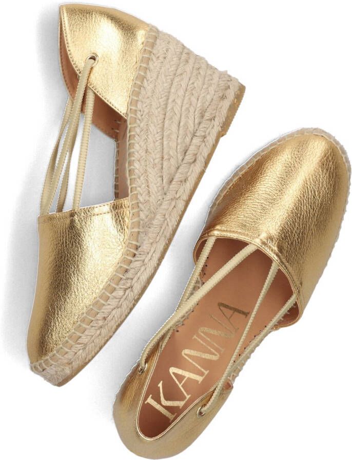 KANNA Gouden Espadrilles 23010