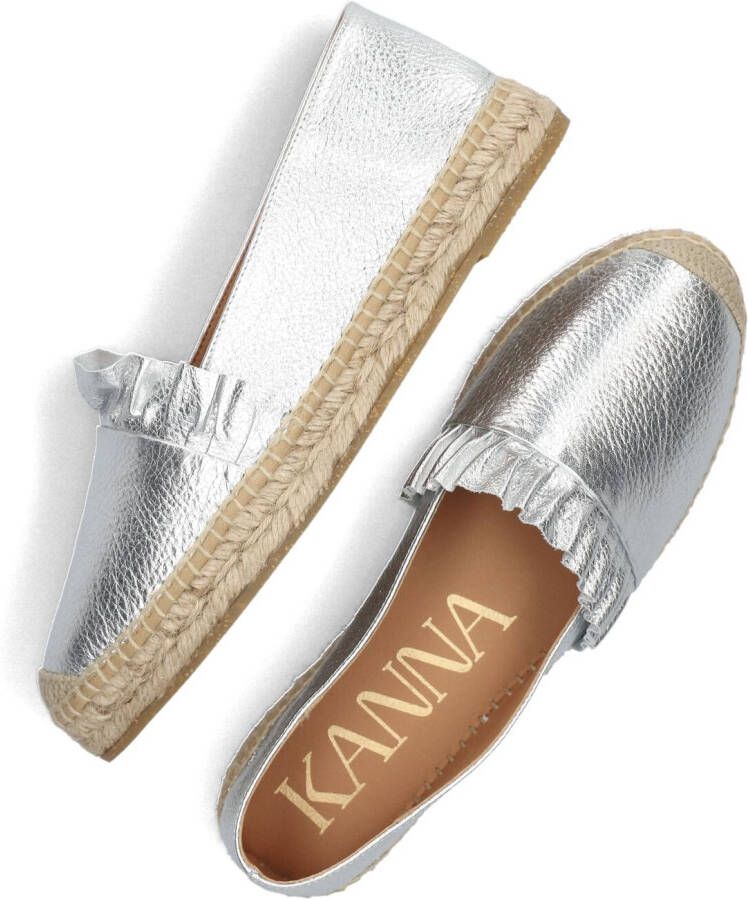 KANNA Zilveren Espadrilles 23028