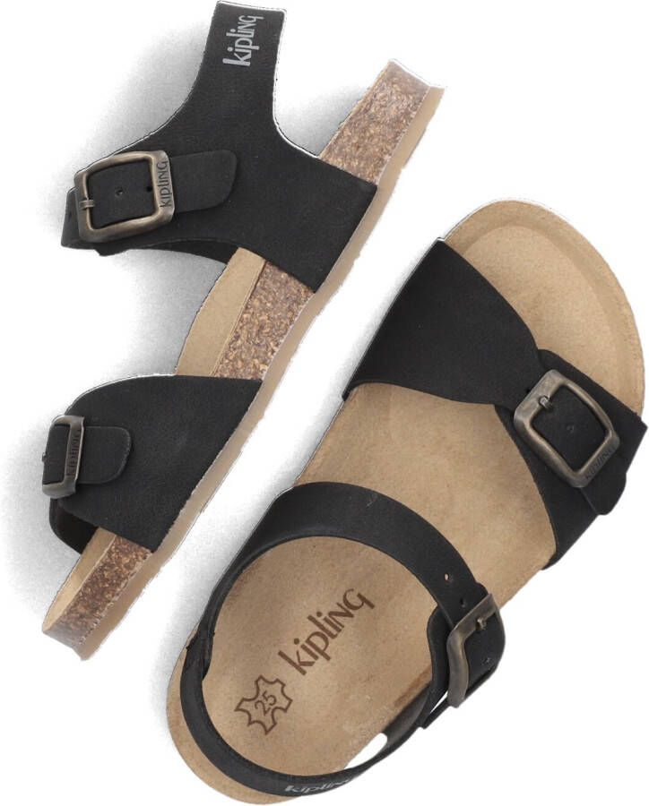 KIPLING Zwarte Sandalen Sunset 1