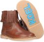 Koel4kids Bruin Tinten 02m003 Enkellaarsjes Enkelboots met rits Meisjes Cognac - Thumbnail 4