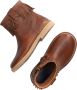 Koel4kids Bruin Tinten 02m003 Enkellaarsjes Enkelboots met rits Meisjes Cognac - Thumbnail 5