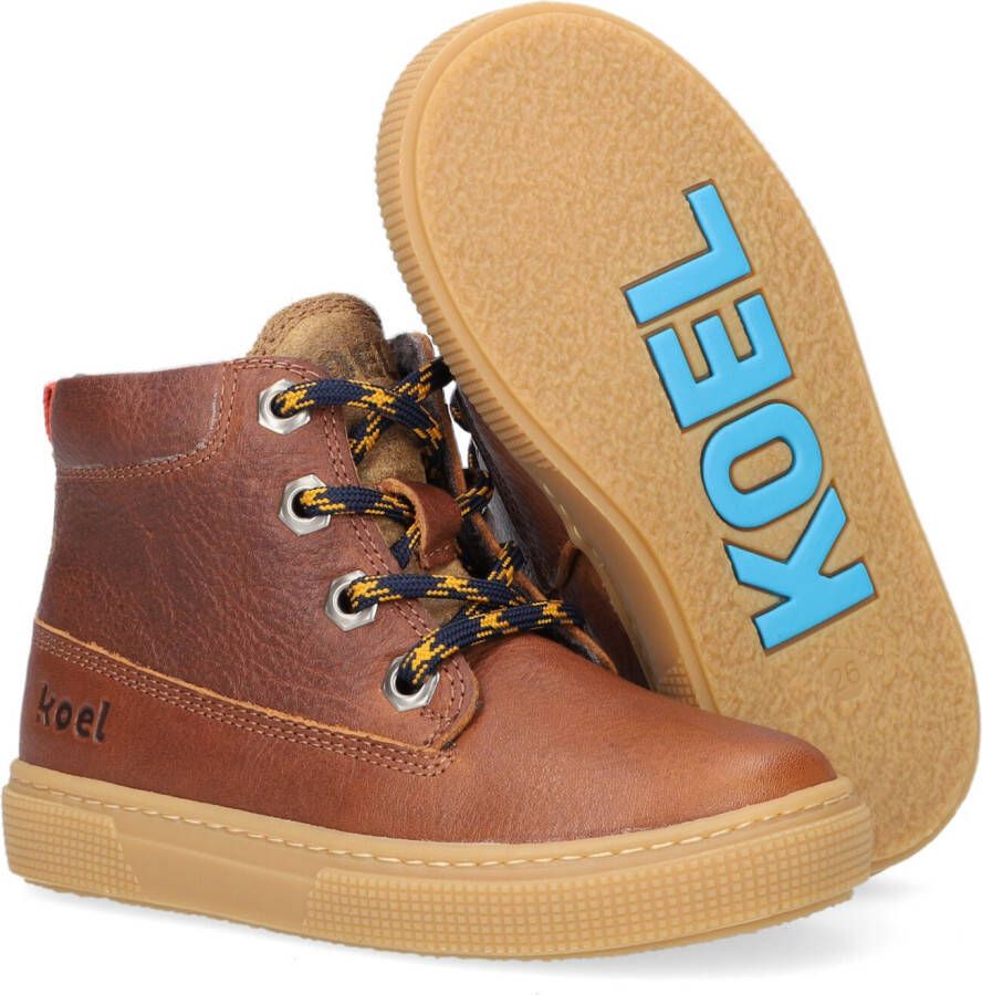 Koel4kids Cognac Hoge Sneaker 03m008