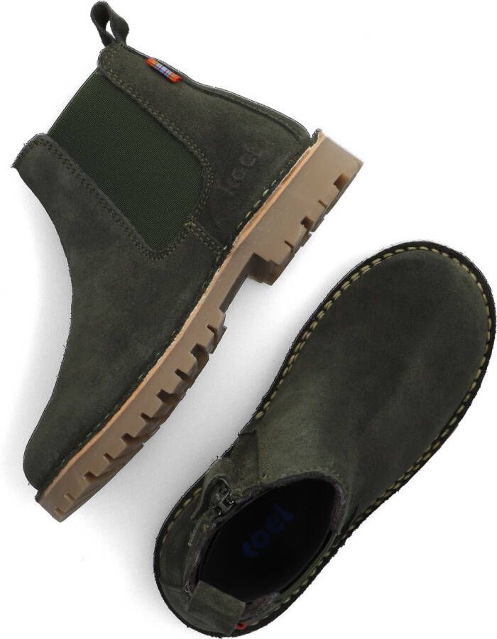 KOEL4KIDS Groene Chelsea Boots 13m001