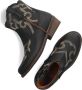 Koel4kids 10m012 Cowboylaarzen Western Laarzen Meisjes Zwart - Thumbnail 5