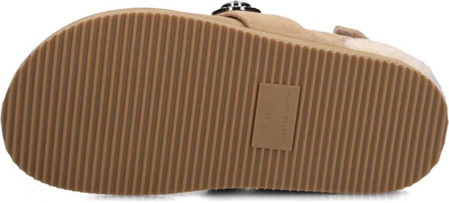 KURT GEIGER LONDON Beige Instappers Octavia Casual Mule