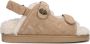Kurt Geiger London Orson Teddy Pantoffels Sloffen Dames Beige - Thumbnail 4