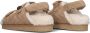 Kurt Geiger London Orson Teddy Pantoffels Sloffen Dames Beige - Thumbnail 5