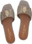 Kurt Geiger Londen Kurt Geiger London Kensington Flat Slippers Dames Beige - Thumbnail 7