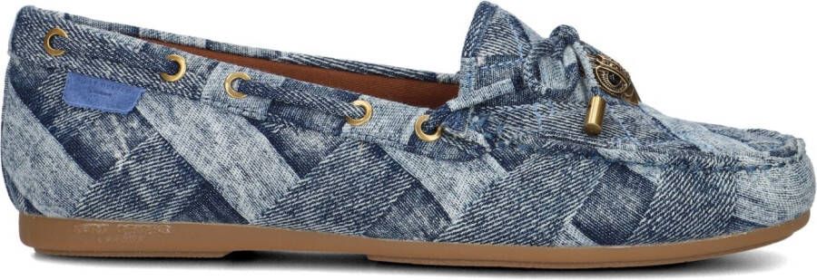 KURT GEIGER LONDON Blauwe Mocassins Eagle Moccasin