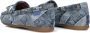 Kurt Geiger Dames Instappers & Ballerina's Eagle Moccasin Denim Jeansblauw - Thumbnail 4