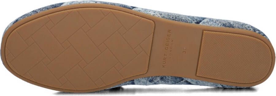 KURT GEIGER LONDON Blauwe Mocassins Eagle Moccasin
