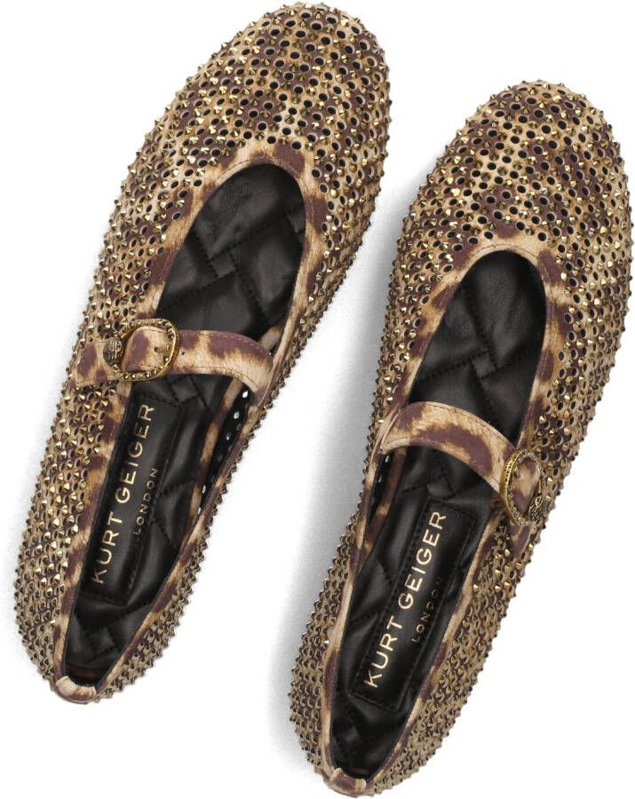 KURT GEIGER LONDON Bruine Ballerina's Mayfair Ballet Flat