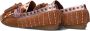 Kurt Geiger London Tassel Fringe Mocassins Dames Instappers Bruin - Thumbnail 4