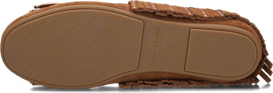 KURT GEIGER LONDON Bruine Mocassins Tassel Fringe