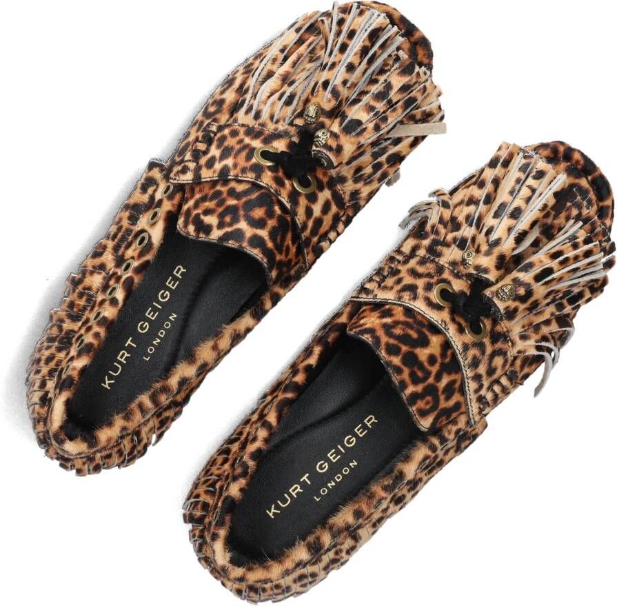 KURT GEIGER LONDON Bruine Mocassins Tassel Fringe