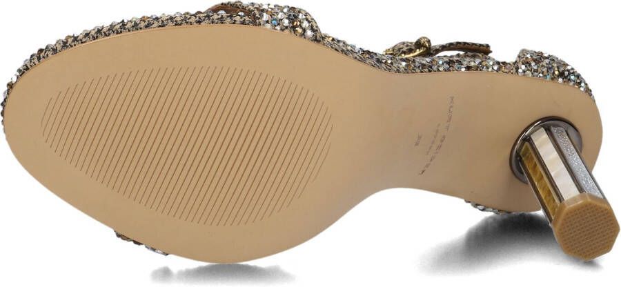 KURT GEIGER LONDON Gouden Sandalen Perspex Heel Sandal