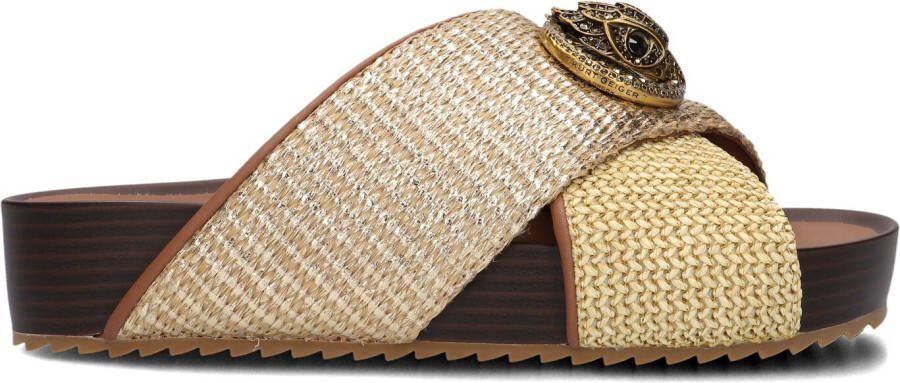 KURT GEIGER LONDON Gouden Slippers Chelsea Cross Strap