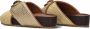 Kurt Geiger London Chelsea Cross Strap Slippers Dames Goudkleurig - Thumbnail 4