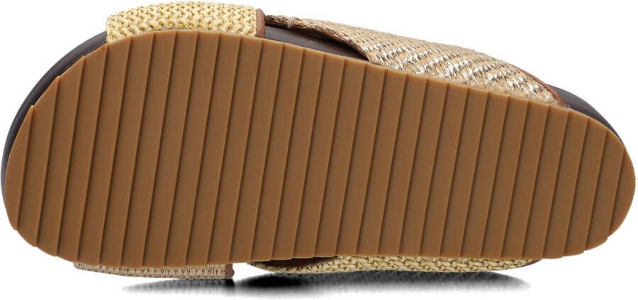 KURT GEIGER LONDON Gouden Slippers Chelsea Cross Strap