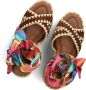 Kurt Geiger London Chelsea Scarf Platform Sandalen Dames Multi - Thumbnail 7