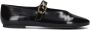 Kurt Geiger Mayfair Ballet Zwarte Leren Ballerinas Black Dames - Thumbnail 5