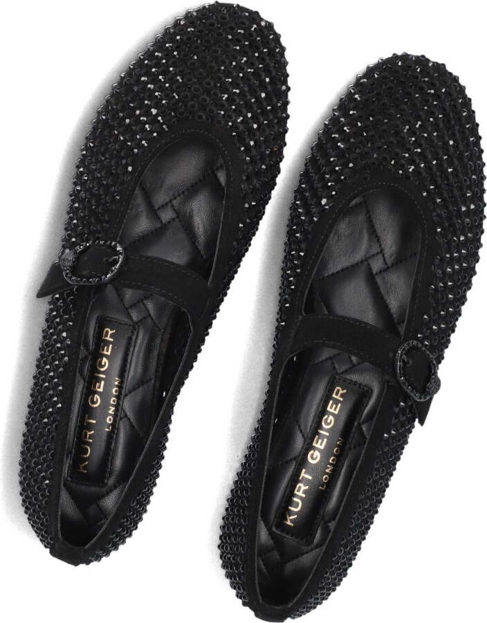 KURT GEIGER LONDON Zwarte Ballerina's Mayfair Ballet Flat