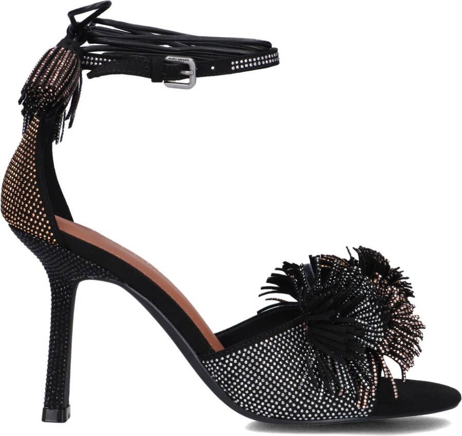 KURT GEIGER LONDON Zwarte Sandalen Pom Ankle Tie