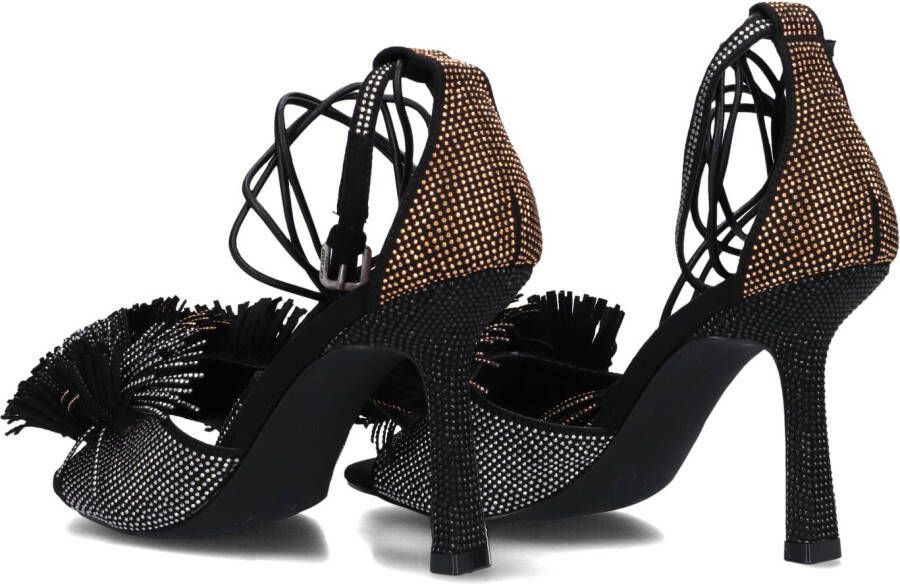 KURT GEIGER LONDON Zwarte Sandalen Pom Ankle Tie