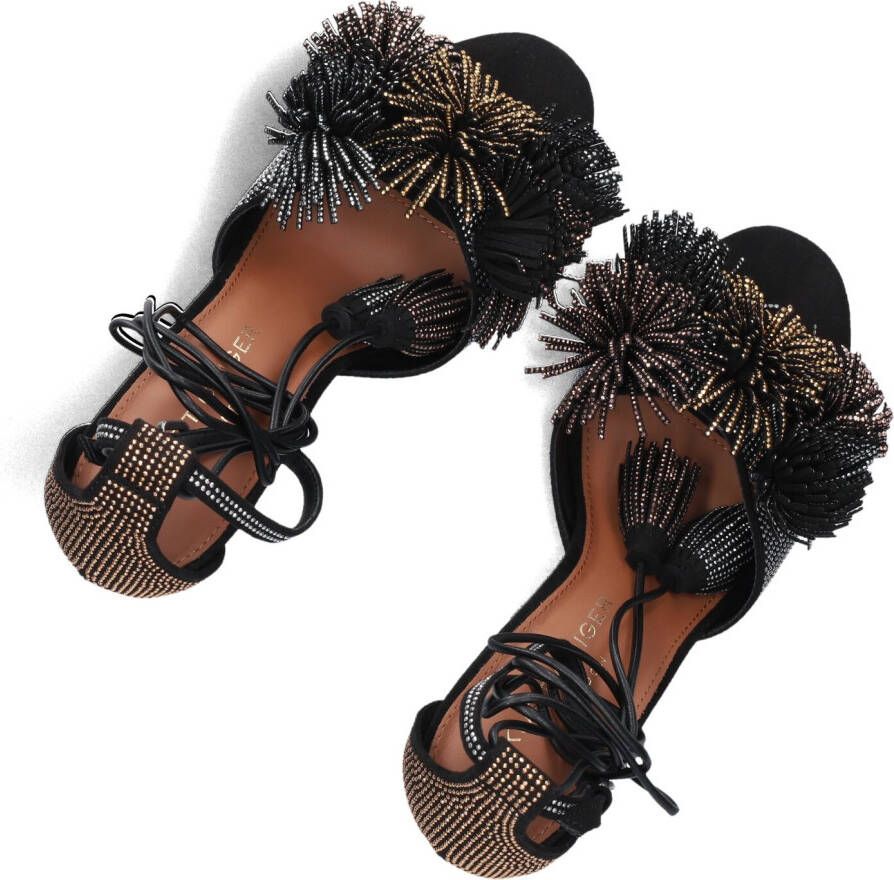 KURT GEIGER LONDON Zwarte Sandalen Pom Ankle Tie