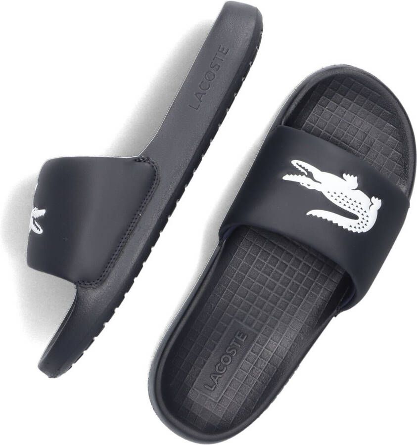 LACOSTE Blauwe Slippers Serve Slide 1.0