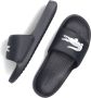 Lacoste Serve Slide 1.0 Heren Slippers Donkerblauw Wit - Thumbnail 8