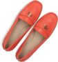 LAUREN RALPH LAUREN Mocassins Dames Barnsbury Flats Driver Maat: 41 Materiaal: Leer Kleur: Oranje - Thumbnail 7