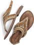 Lazamani Beige Sandaal met Kralen Decoratie Multicolor Dames - Thumbnail 7