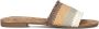 Lazamani Beige Geweven Touw Slippers Multicolor Dames - Thumbnail 3