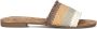 Lazamani Chloe Leren Dames Slippers Beige - Thumbnail 3