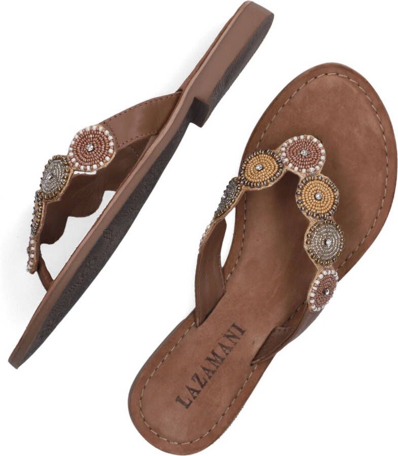 LAZAMANI Beige Teenslippers 75.451