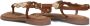 Lazamani Maritza Dames Sandalen Leer Tan - Thumbnail 4